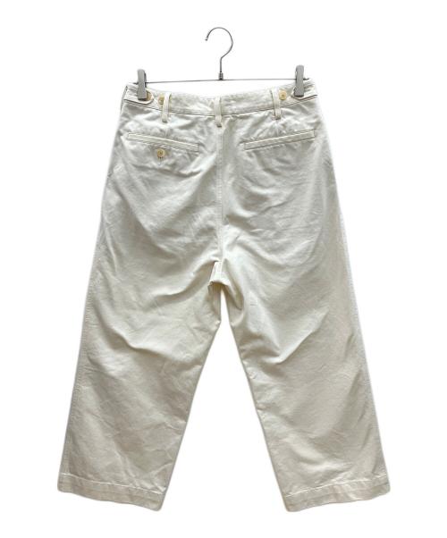 AURALEE（オーラリー）AURALEE (オーラリー) WASHED FINX CHINO ONE-TUCK PANTS　25SS ホワイト サイズ:3の古着・服飾アイテム