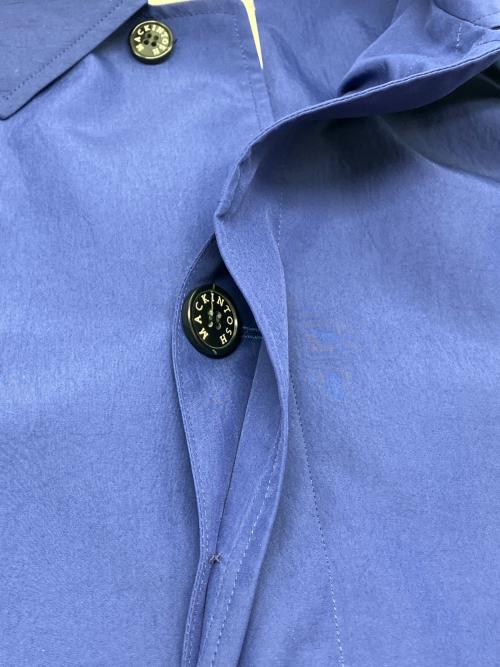 MACKINTOSH（マッキントッシュ）MACKINTOSH (マッキントッシュ) ステンカラーコート　BELFORD ブルー サイズ:36の古着・服飾アイテム