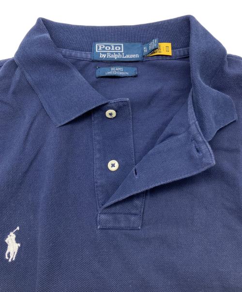 POLO RALPH LAUREN（ポロ・ラルフローレン）POLO RALPH LAUREN (ポロ・ラルフローレン) BEAMS (ビームス) 別注ポニー刺繍ポロシャツ ネイビー サイズ:XLの古着・服飾アイテム