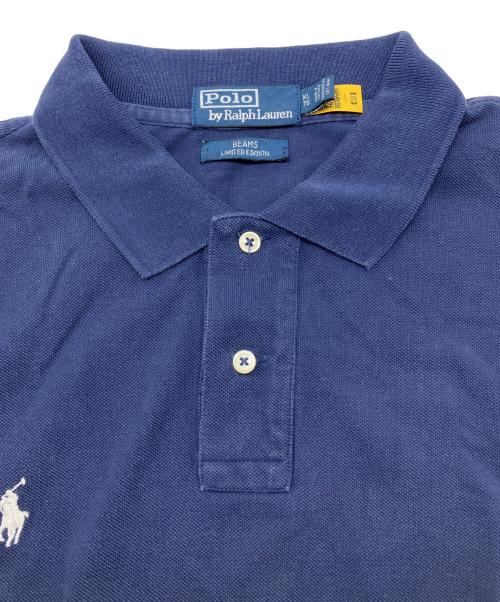 POLO RALPH LAUREN（ポロ・ラルフローレン）POLO RALPH LAUREN (ポロ・ラルフローレン) BEAMS (ビームス) 別注ポニー刺繍ポロシャツ ネイビー サイズ:XLの古着・服飾アイテム