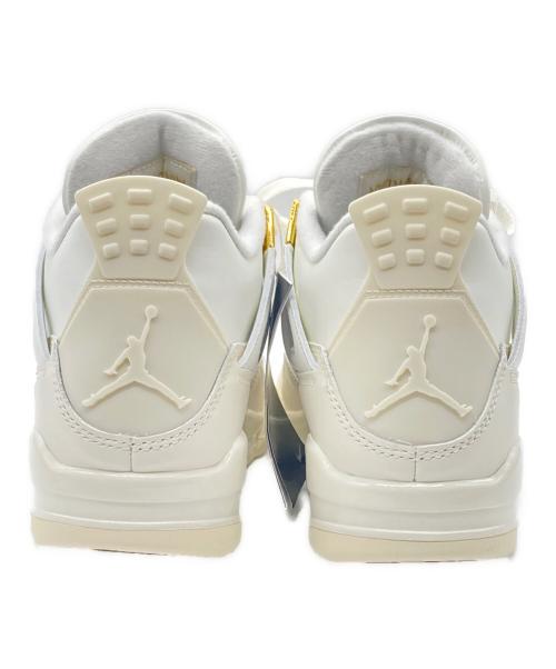 NIKE（ナイキ）NIKE (ナイキ) スニーカー　NIKE　Women's Air Jordan 4 Retro（ウィメンズ　エアジョーダン　フォー　レトロ） ホワイト サイズ:23.5㎝の古着・服飾アイテム