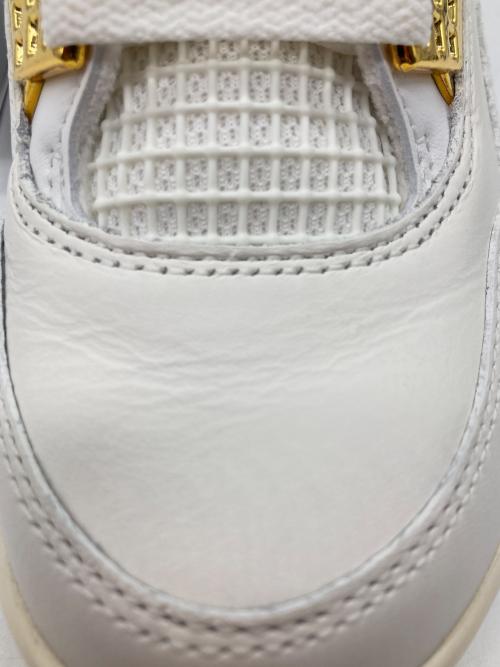 NIKE（ナイキ）NIKE (ナイキ) スニーカー　NIKE　Women's Air Jordan 4 Retro（ウィメンズ　エアジョーダン　フォー　レトロ） ホワイト サイズ:23.5㎝の古着・服飾アイテム