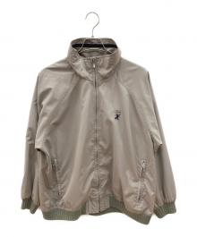 stussy（ステューシー）の古着「90sジップアップジャケット OLD STUSSY 紺タグ 古着」｜ベージュ