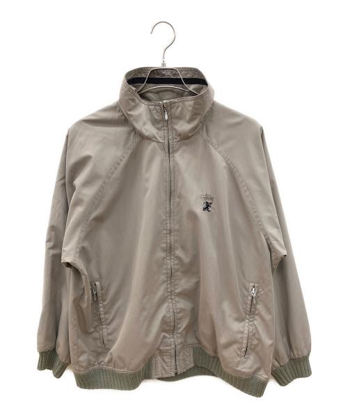 stussy（ステューシー）stussy (ステューシー) 90sジップアップジャケット OLD STUSSY 紺タグ 古着 ベージュ サイズ:Ｍの古着・服飾アイテム