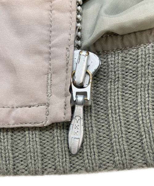 stussy（ステューシー）stussy (ステューシー) 90sジップアップジャケット OLD STUSSY 紺タグ 古着 ベージュ サイズ:Ｍの古着・服飾アイテム