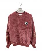 STEALTH STELL'Aステルスステラ）の古着「厚手ニット」｜レッド×ピンク