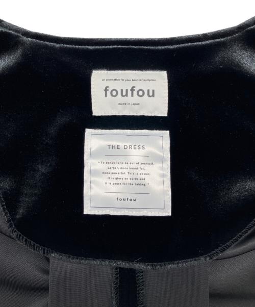 foufou（フーフー ザドレス）foufou (フーフー ザドレス) 長袖ブラウス ブラック サイズ:不明の古着・服飾アイテム