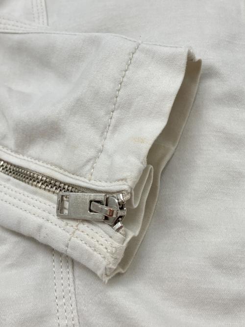 DIESEL（ディーゼル）DIESEL (ディーゼル) ライダースジャケット ホワイト サイズ:Sの古着・服飾アイテム