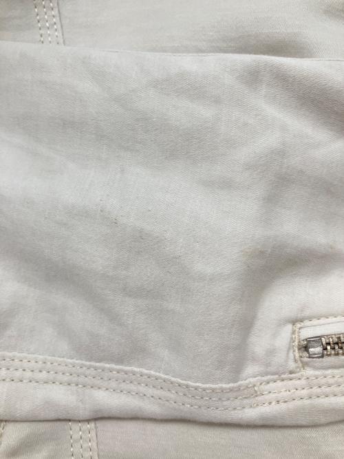 DIESEL（ディーゼル）DIESEL (ディーゼル) ライダースジャケット ホワイト サイズ:Sの古着・服飾アイテム