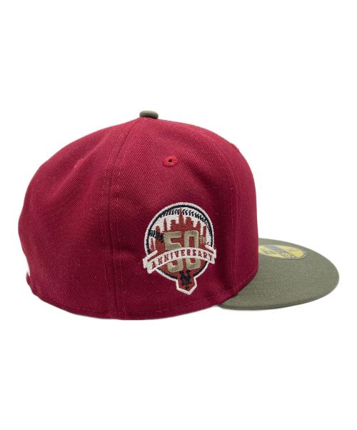 New Era（ニューエラ）New Era (ニューエラ) 59FIFTY キャップ レッド×グリーン サイズ:7 1/8の古着・服飾アイテム