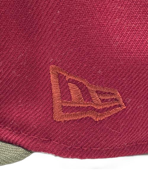 New Era（ニューエラ）New Era (ニューエラ) 59FIFTY キャップ レッド×グリーン サイズ:7 1/8の古着・服飾アイテム