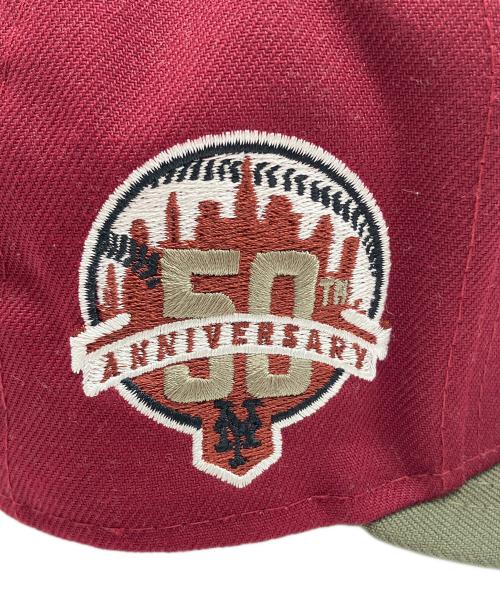 New Era（ニューエラ）New Era (ニューエラ) 59FIFTY キャップ レッド×グリーン サイズ:7 1/8の古着・服飾アイテム