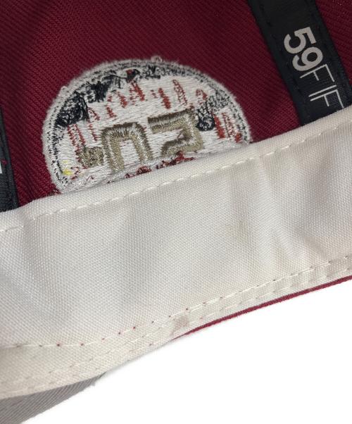 New Era（ニューエラ）New Era (ニューエラ) 59FIFTY キャップ レッド×グリーン サイズ:7 1/8の古着・服飾アイテム