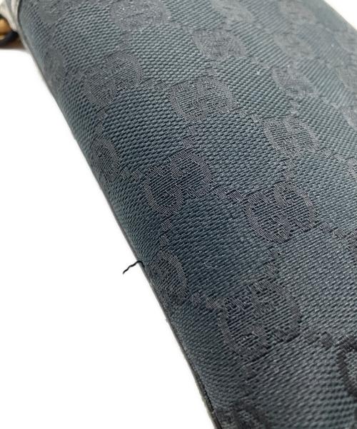 GUCCI（グッチ）GUCCI (グッチ) GUCCI　ミニショルダーバッグ ネイビー×ブラック×ベージュの古着・服飾アイテム