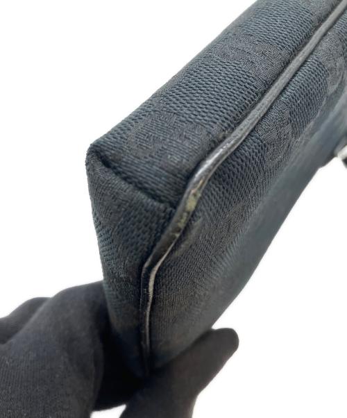 GUCCI（グッチ）GUCCI (グッチ) GUCCI　ミニショルダーバッグ ネイビー×ブラック×ベージュの古着・服飾アイテム