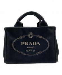 PRADA（プラダ）の古着「2WAYバッグ　カナパミニ」｜ブラック