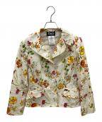 DOLCE & GABBANAドルチェ＆ガッバーナ）の古着「花柄3Bジャケット」｜アイボリー