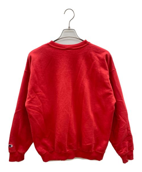 Champion（チャンピオン）Champion (チャンピオン) 90sロゴプリントスウェット　古着 レッド サイズ:Lの古着・服飾アイテム