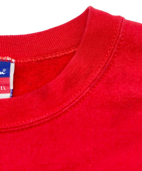 Champion（チャンピオン）Champion (チャンピオン) 90sロゴプリントスウェット　古着 レッド サイズ:Lの古着・服飾アイテム