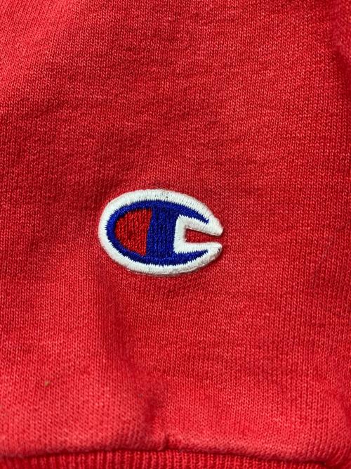 Champion（チャンピオン）Champion (チャンピオン) 90sロゴプリントスウェット　古着 レッド サイズ:Lの古着・服飾アイテム
