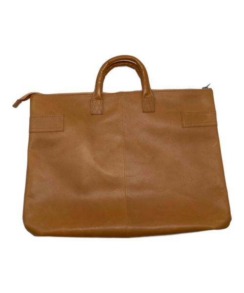 PORTER（ポーター）PORTER (ポーター) レザーブリーフケース　スクエア キャメルの古着・服飾アイテム