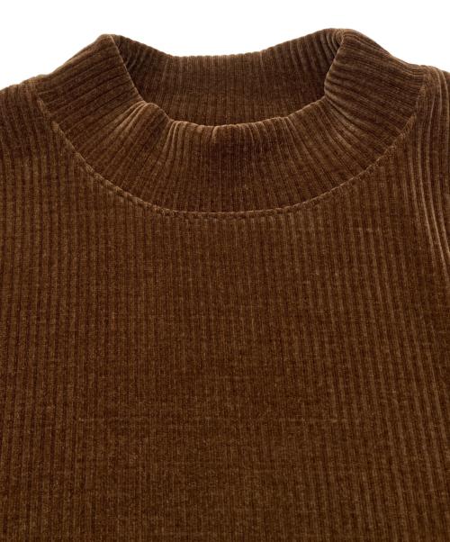LiSS（リス）LiSS (リス) 長袖カットソー　冬物 ブラウン サイズ:1の古着・服飾アイテム