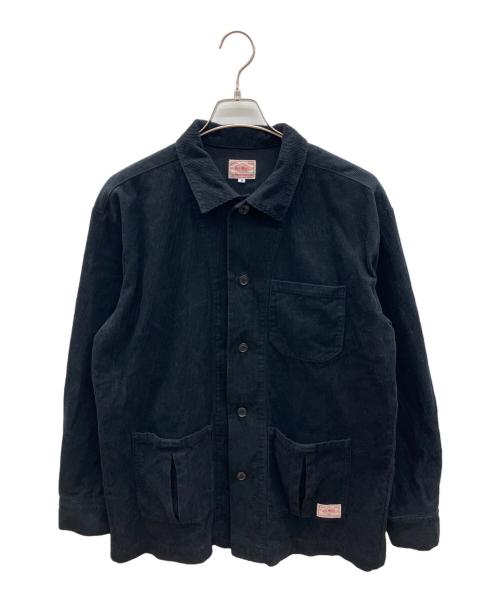 BIG MIKE（ビックマイク）BIG MIKE (ビックマイク) コーデュロイカバーオール ブラック サイズ:Ｍの古着・服飾アイテム