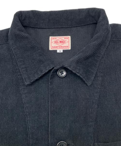 BIG MIKE（ビックマイク）BIG MIKE (ビックマイク) コーデュロイカバーオール ブラック サイズ:Ｍの古着・服飾アイテム
