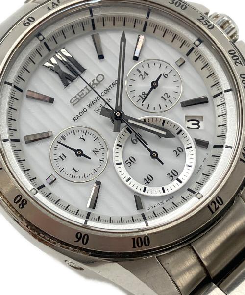 SEIKO（セイコー）SEIKO (セイコー) クロノグラフ ホワイトの古着・服飾アイテム