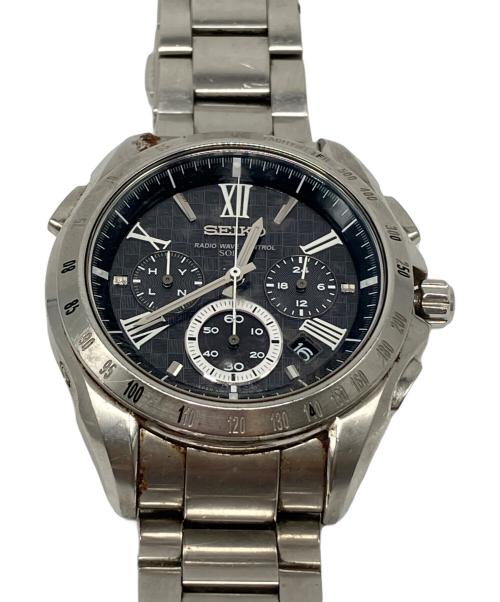 SEIKO（セイコー）SEIKO (セイコー) クロノグラフ ブラックの古着・服飾アイテム