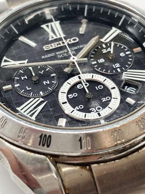 SEIKO（セイコー）SEIKO (セイコー) クロノグラフ ブラックの古着・服飾アイテム