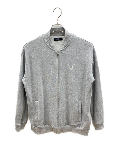 FRED PERRY（フレッドペリー）FRED PERRY (フレッドペリー) スウェットジャケット ライトグレー サイズ:Ｍの古着・服飾アイテム