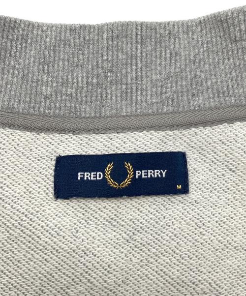 FRED PERRY（フレッドペリー）FRED PERRY (フレッドペリー) スウェットジャケット ライトグレー サイズ:Ｍの古着・服飾アイテム