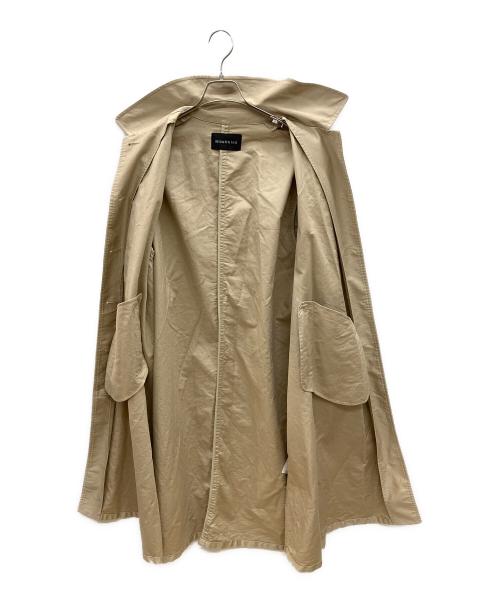 mizuiro-ind（ミズイロインド）mizuiro-ind (ミズイロインド) ステンカラーコート　ナチュラル ベージュ サイズ:不明の古着・服飾アイテム