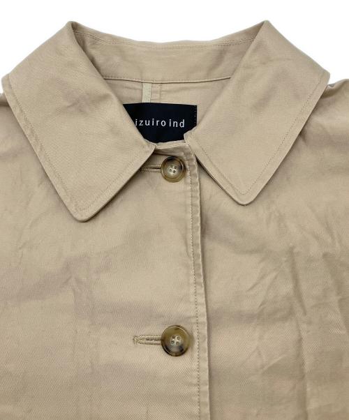 mizuiro-ind（ミズイロインド）mizuiro-ind (ミズイロインド) ステンカラーコート　ナチュラル ベージュ サイズ:不明の古着・服飾アイテム