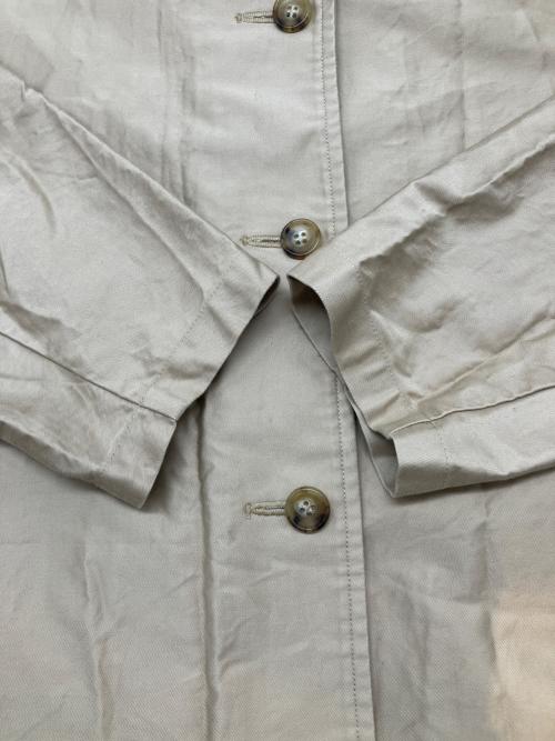 mizuiro-ind（ミズイロインド）mizuiro-ind (ミズイロインド) ステンカラーコート　ナチュラル ベージュ サイズ:不明の古着・服飾アイテム