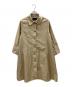 mizuiro-ind（ミズイロインド）の古着「ステンカラーコート　ナチュラル」｜ベージュ