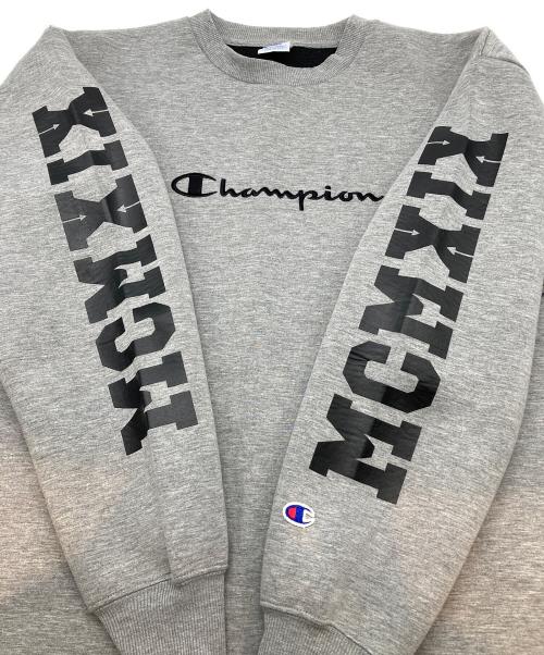 Champion（チャンピオン）Champion (チャンピオン) スウェット グレー×ブラック サイズ:Lの古着・服飾アイテム