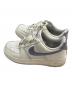 中古・古着 NIKE (ナイキ) AIR FORCE 1 '07 ホワイト×パープル サイズ:24：7000円