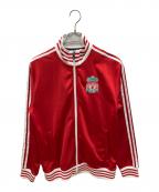 adidasアディダス）の古着「00sトラックジャケット リヴァプールFC 2006年4月製 古着 黒タグ Y2K」｜レッド×ホワイト
