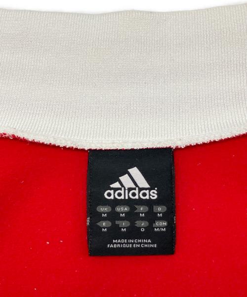 adidas（アディダス）adidas (アディダス) 00sトラックジャケット リヴァプールFC 2006年4月製 古着 黒タグ Y2K レッド×ホワイト サイズ:Oの古着・服飾アイテム