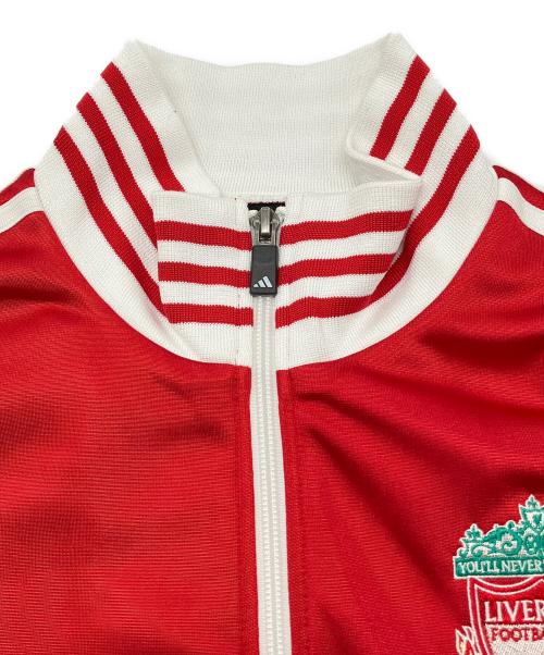 adidas（アディダス）adidas (アディダス) 00sトラックジャケット リヴァプールFC 2006年4月製 古着 黒タグ Y2K レッド×ホワイト サイズ:Oの古着・服飾アイテム