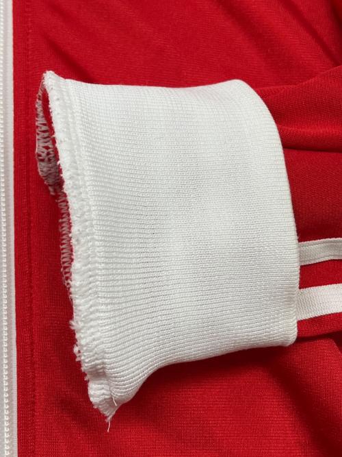 adidas（アディダス）adidas (アディダス) 00sトラックジャケット リヴァプールFC 2006年4月製 古着 黒タグ Y2K レッド×ホワイト サイズ:Oの古着・服飾アイテム