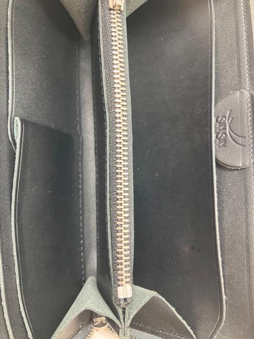 sinsin（シンシンコウボウ）sinsin (シンシンコウボウ) 長財布 エレファントレザー batard グレーの古着・服飾アイテム