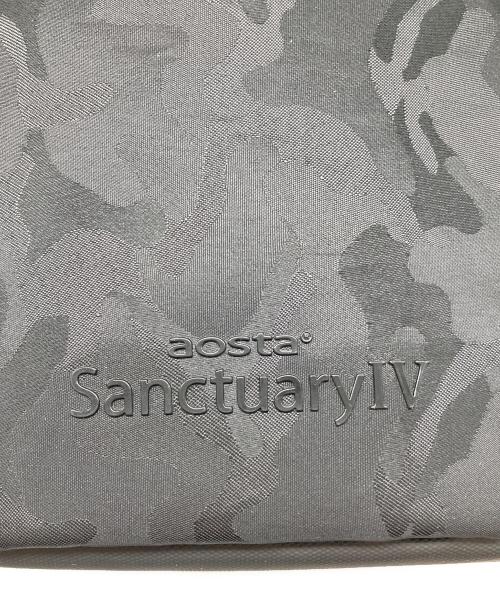 aosta（アオスタ）aosta (アオスタ) レンズバッグXL　SancturaryⅣ ブラック×ブルー 未使用品の古着・服飾アイテム