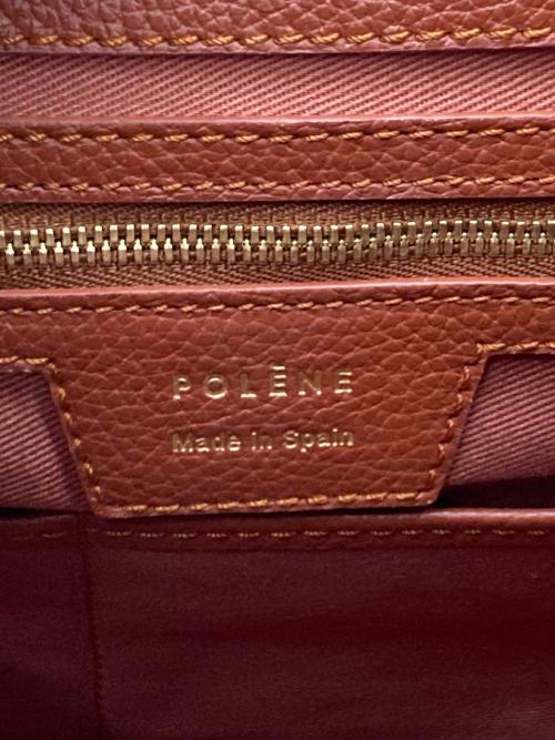 POLENE（ポレーヌ）POLENE (ポレーヌ) 2WAYバッグ　Numere Un ブラウンの古着・服飾アイテム