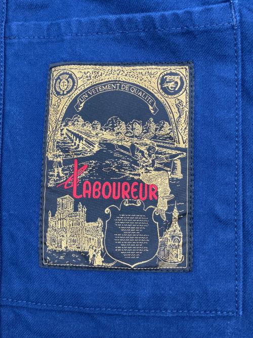 JUNYA WATANABE MAN（ジュンヤワタナベマン）JUNYA WATANABE MAN (ジュンヤワタナベマン) カバーオール ブルー×ホワイト サイズ:Sの古着・服飾アイテム