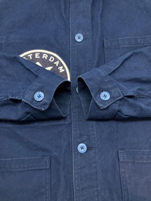 JUNYA WATANABE MAN（ジュンヤワタナベマン）JUNYA WATANABE MAN (ジュンヤワタナベマン) カバーオール ブルー×ホワイト サイズ:Sの古着・服飾アイテム