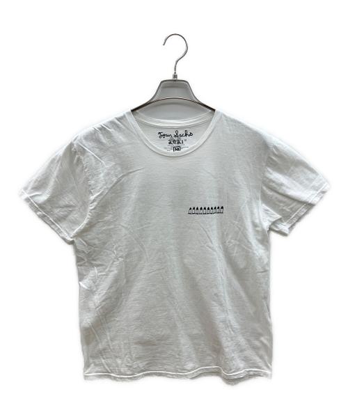 TOM SACHS STAFF（トム・サックス・スタッフ）TOM SACHS STAFF (トム・サックス・スタッフ) FRUIT OF THE LOOM (フルーツオブザルーム) 半袖カットソー ホワイト サイズ:Ｍの古着・服飾アイテム