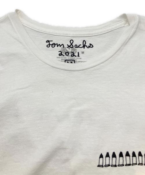 TOM SACHS STAFF（トム・サックス・スタッフ）TOM SACHS STAFF (トム・サックス・スタッフ) FRUIT OF THE LOOM (フルーツオブザルーム) 半袖カットソー ホワイト サイズ:Ｍの古着・服飾アイテム